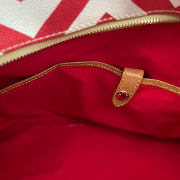 Dooney and Bourke Chevron Tote - Picture 9 of 11